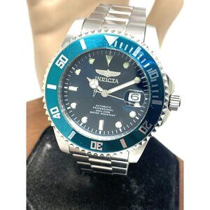 Invicta Men's Watch 36972 Pro Diver Automatic Blue Dial Silver Steel 44mm
